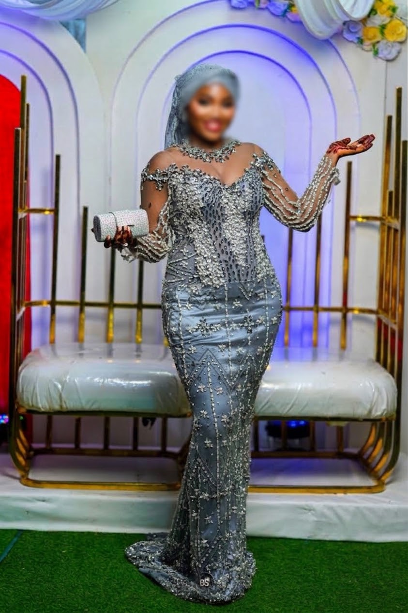 Robe de mariée grise - L - Dakar