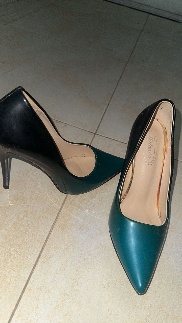 Escarpin vert noir - 37 - Maristes