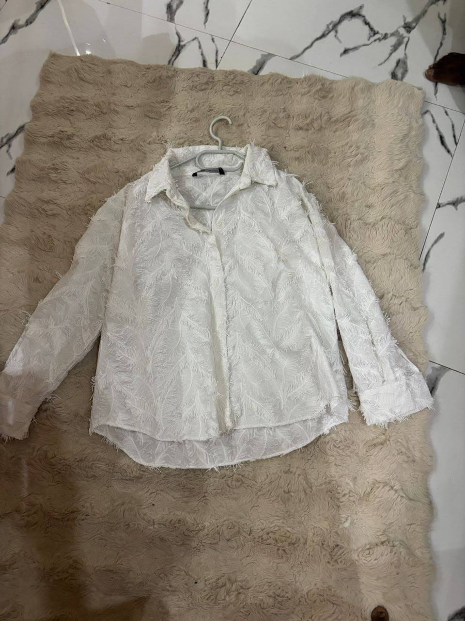 Chemise blanche zara - L - Nord foire