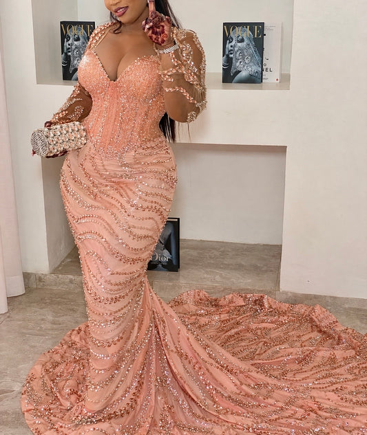 Robe de soirée mariée - XL - Thies
