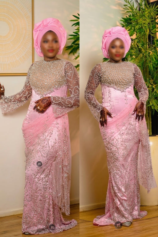 Robe longue rose - L - Dakar
