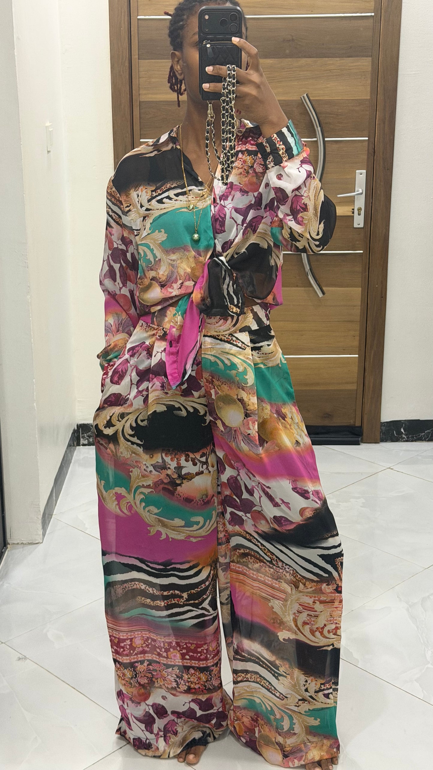 Ensemble fleurie - taille M - Ngor