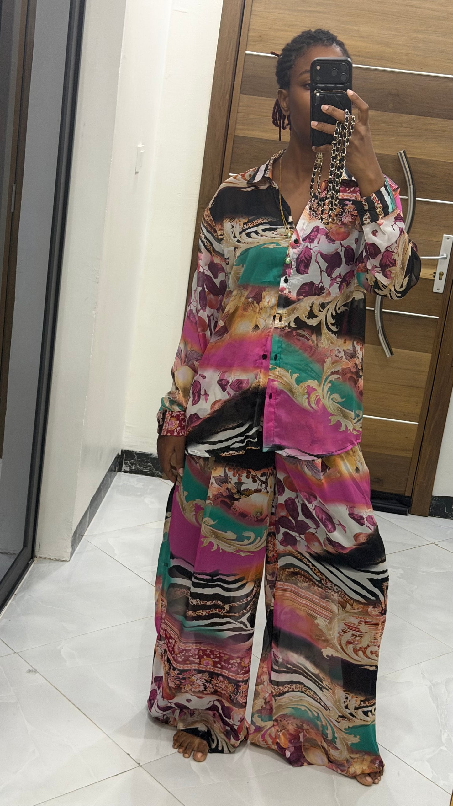 Ensemble fleurie - taille M - Ngor