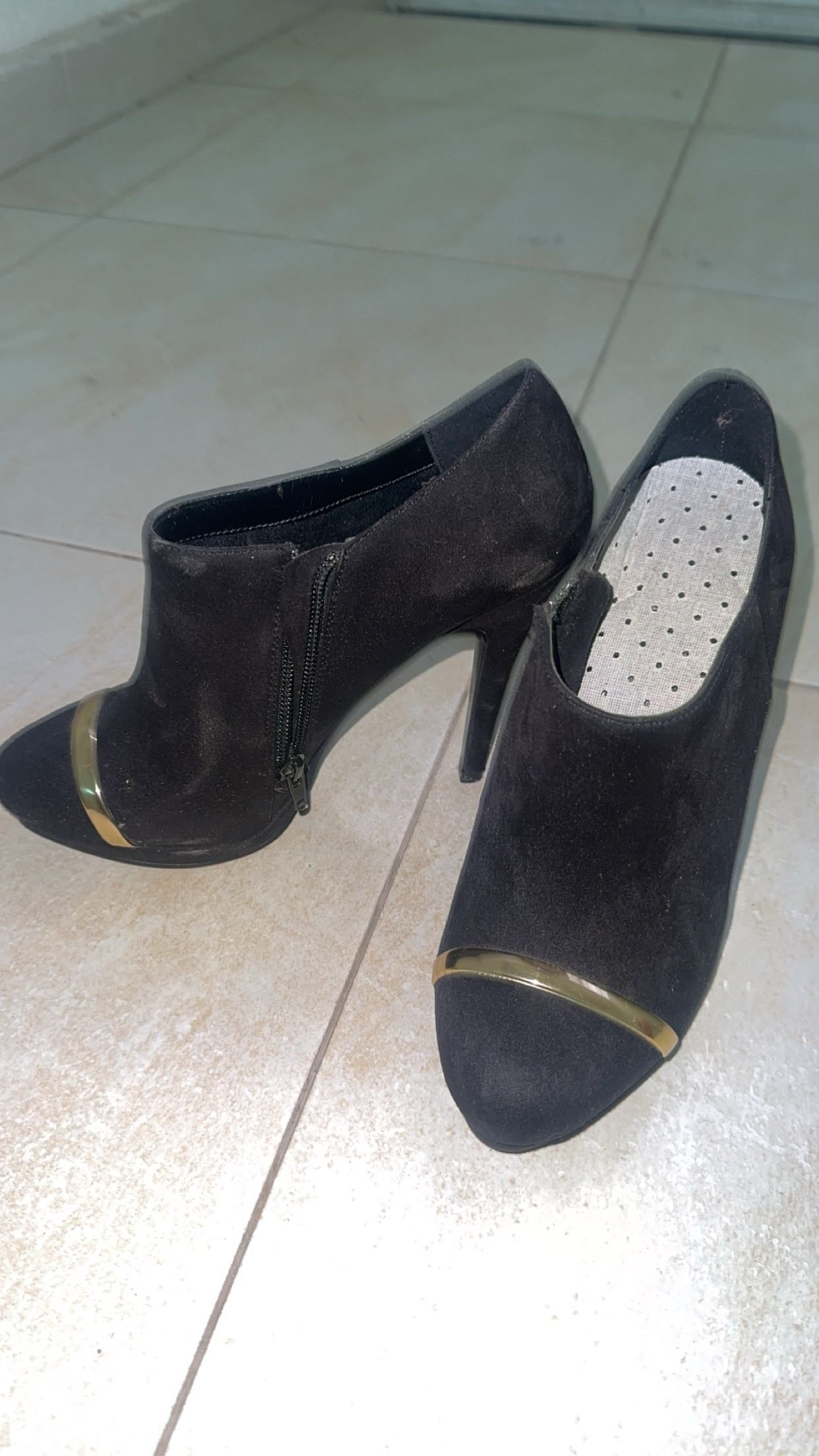 Bottines à talon noires - 37 - Dakar