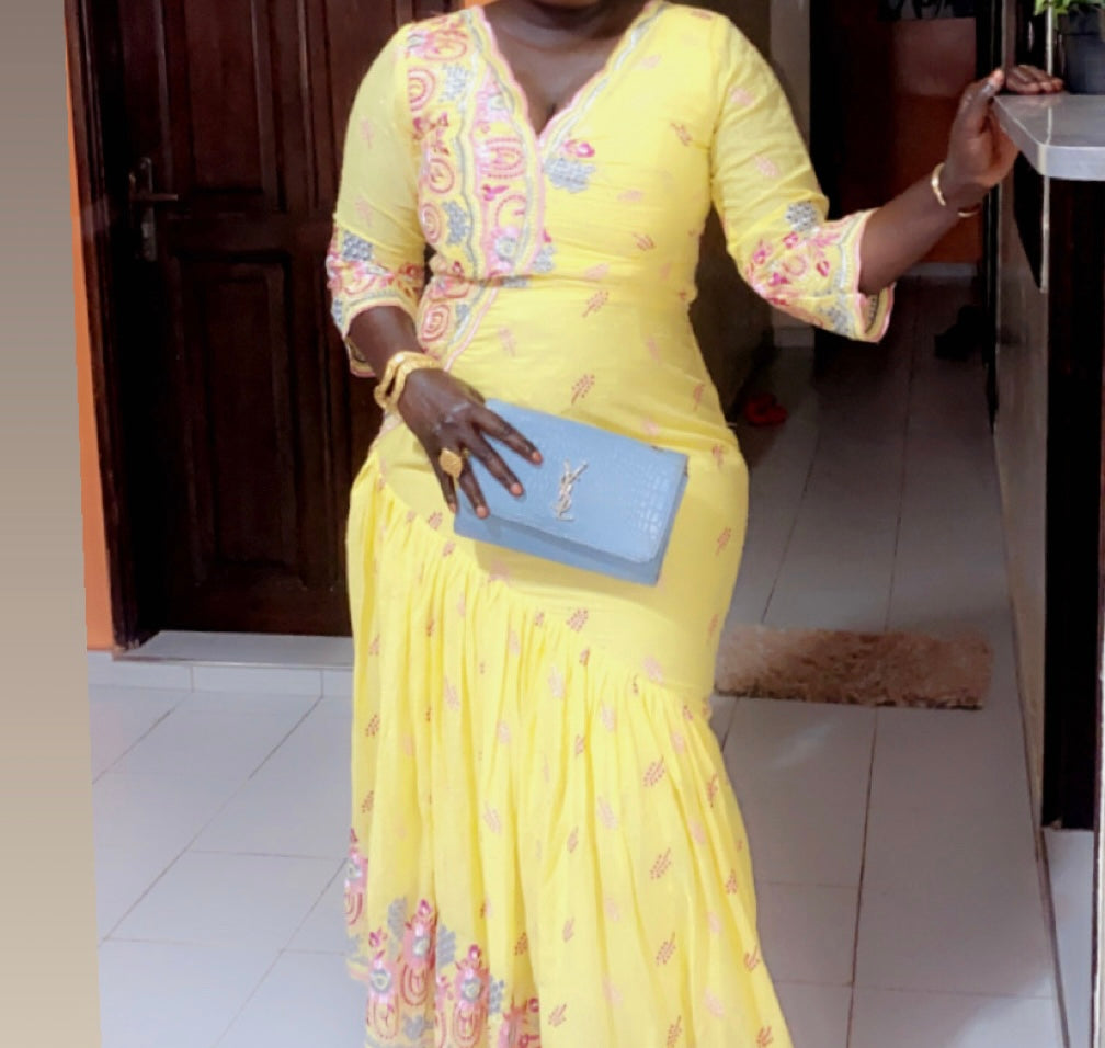 Robe brodée Lafaya - XXL - Yeumbeul Dakar