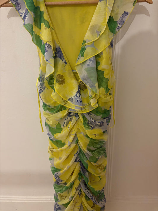 Robe floral courte - XS - Dakar