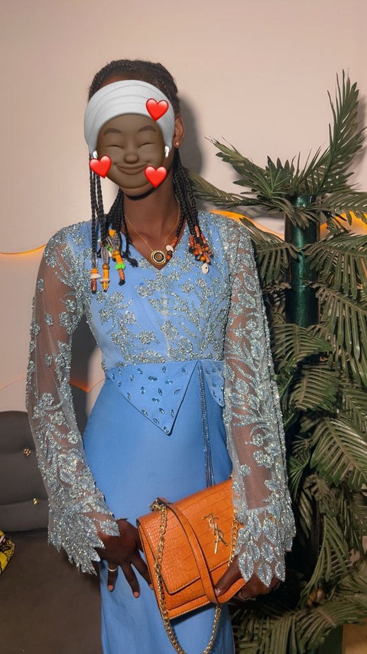 Robe perlée - L - Tivaoune